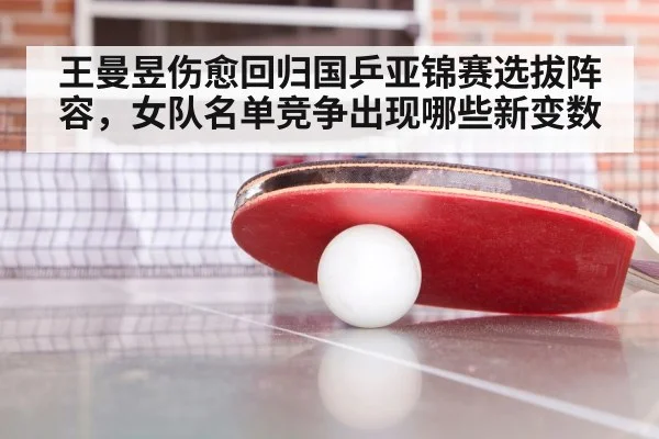 王曼昱伤愈回归国乒亚锦赛选拔阵容,女队名单竞争出现哪些新变数